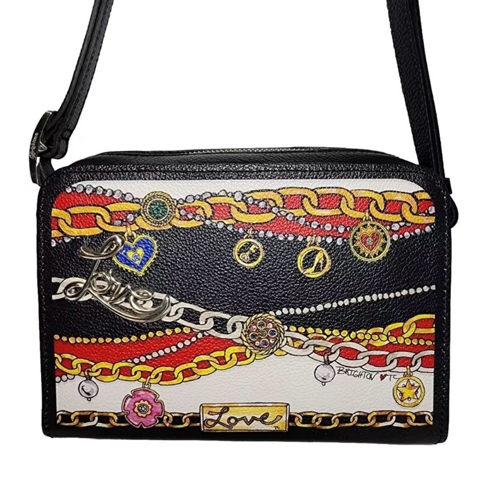 Brighton SIMPLY
CHARMING Multicolor Leather
Crossbody Organizer MSRP $350